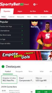 sportybet homepage
