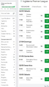 sportybet betting page