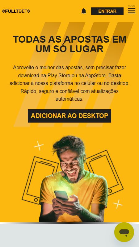 Aplicativo para escritorio da FullTBet