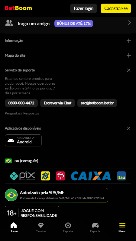 BetBoom site information