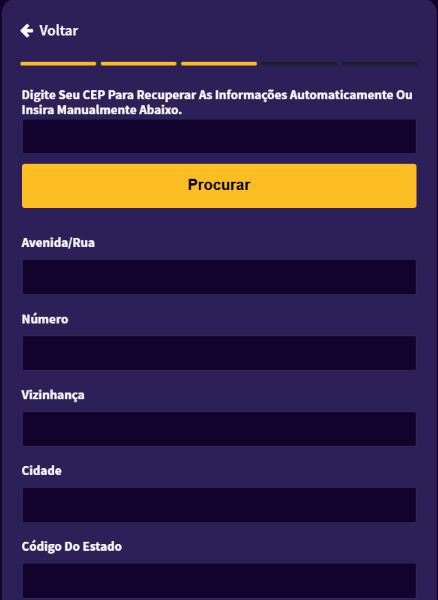 Criando uma conta na Fazobetai