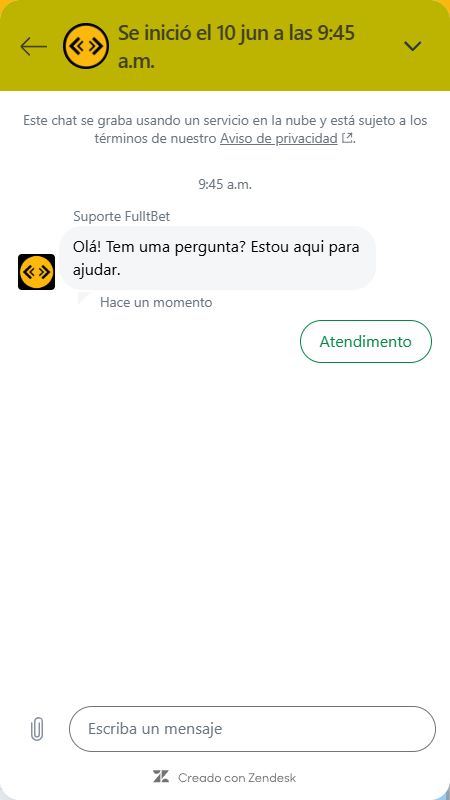 FullTBet Central de ajuda