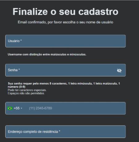 Criando uma conta na Bolsa De Aposta