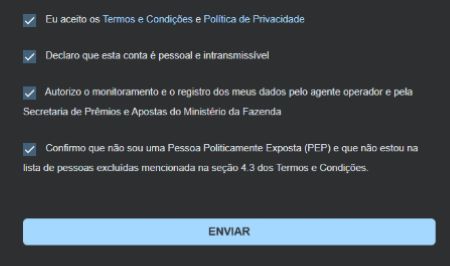Criando uma conta na Bolsa De Aposta